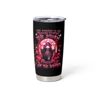 Witch Skull Tumbler Cup She Whispered Back Iam The Storm - Wonder Print Shop