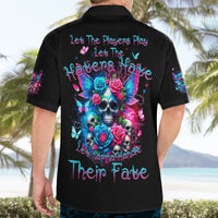 Fairy Skull Hawaiian Shirt Let Karma Handle Their Fate - Wonder Print Shop