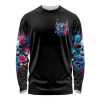 Fairy Skull Long Sleeve Shirt Let Karma Handle Their Fate - Wonder Print Shop