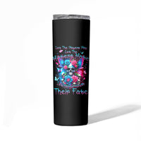 Fairy Skull Skinny Tumbler Let Karma Handle Their Fate - Wonder Print Shop