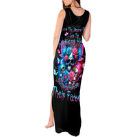 Fairy Skull Tank Maxi Dress Let Karma Handle Their Fate - Wonder Print Shop