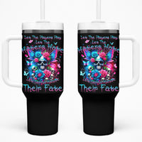 Fairy Skull Tumbler With Handle Let Karma Handle Their Fate - Wonder Print Shop