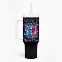 Fairy Skull Tumbler With Handle Let Karma Handle Their Fate - Wonder Print Shop