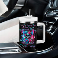 Fairy Skull Tumbler With Handle Let Karma Handle Their Fate - Wonder Print Shop