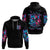 Fairy Skull Zip Hoodie Let Karma Handle Their Fate - Wonder Print Shop