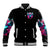 Witch Skull Baseball Jacket The Good Girl In Me Got Tired Of The Bullshit - Wonder Print Shop