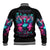 Witch Skull Baseball Jacket The Good Girl In Me Got Tired Of The Bullshit - Wonder Print Shop