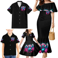 Witch Skull Family Matching Mermaid Dress and Hawaiian Shirt The Good Girl In Me Got Tired Of The Bullshit - Wonder Print Shop
