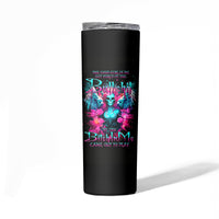 Witch Skull Skinny Tumbler The Good Girl In Me Got Tired Of The Bullshit - Wonder Print Shop