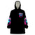 Witch Skull Wearable Blanket Hoodie The Good Girl In Me Got Tired Of The Bullshit - Wonder Print Shop
