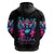 Witch Skull Zip Hoodie The Good Girl In Me Got Tired Of The Bullshit - Wonder Print Shop
