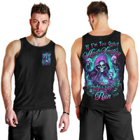 Witch Skull Men Tank Top If I'm Too Quiet And Smiling You Might Want To Run - Wonder Print Shop