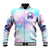 Flower Skull Baseball Jacket I'm Not Anti-Social I'm Just Not User Friendly - Wonder Print Shop