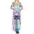 Flower Skull Summer Maxi Dress I'm Not Anti-Social I'm Just Not User Friendly - Wonder Print Shop