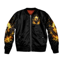 Angel Skull Bomber Jacket Underestimate Me That 'll Be Fun - Wonder Print Shop