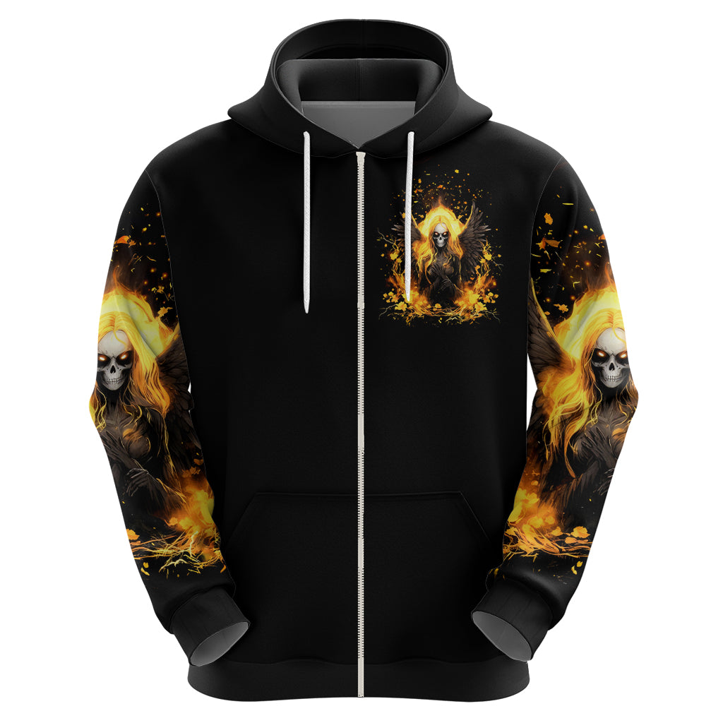 Angel Skull Hoodie Underestimate Me That 'll Be Fun - Wonder Print Shop