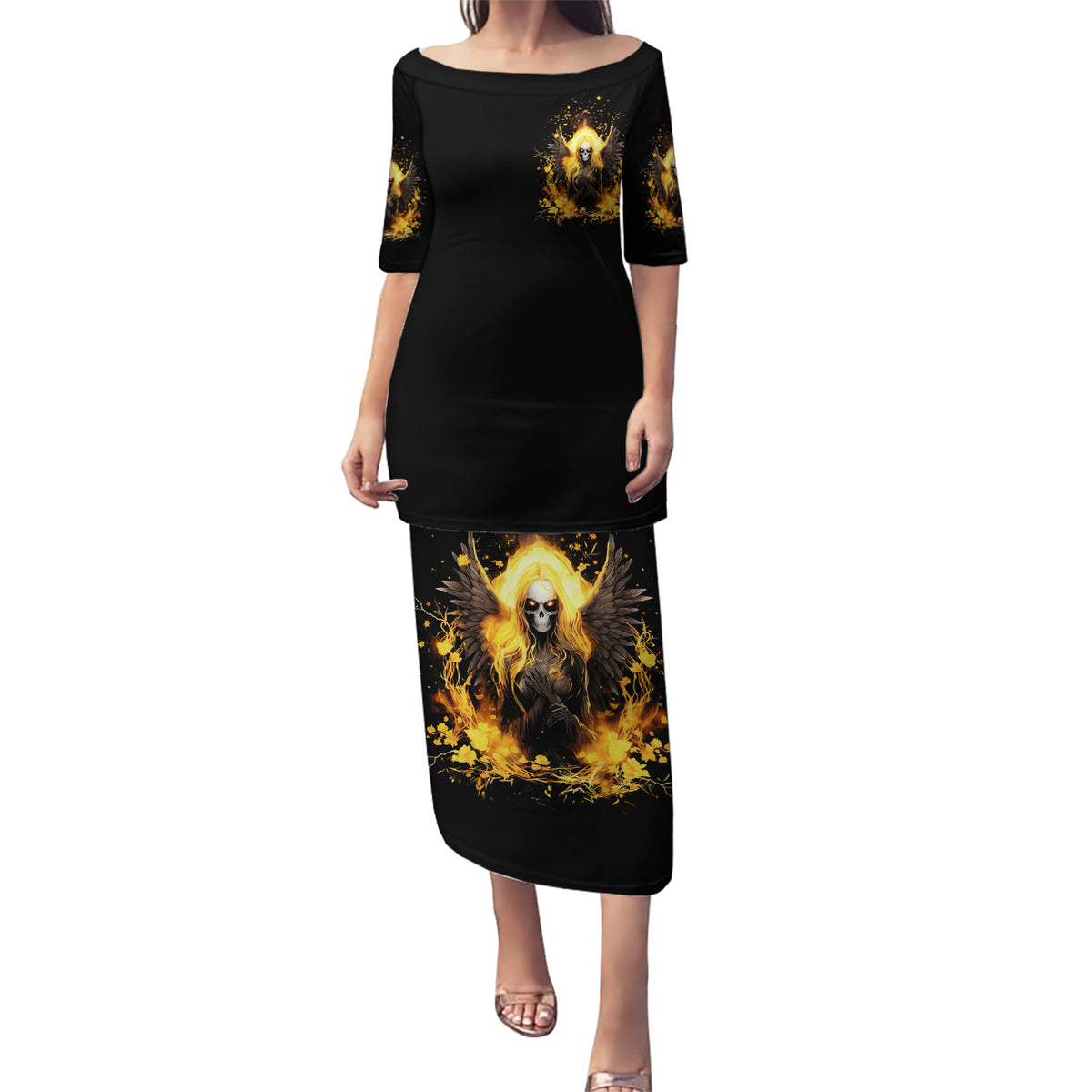 Angel Skull Puletasi Underestimate Me That 'll Be Fun - Wonder Print Shop