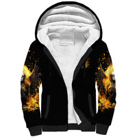Angel Skull Sherpa Hoodie Underestimate Me That 'll Be Fun - Wonder Print Shop