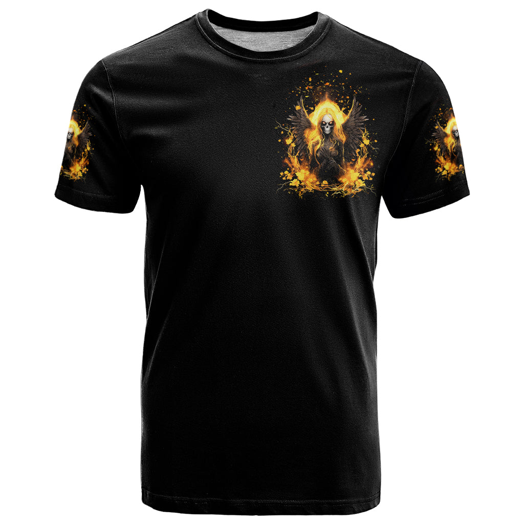 Angel Skull T Shirt Underestimate Me That 'll Be Fun - Wonder Print Shop