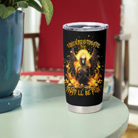 Angel Skull Tumbler Cup Underestimate Me That 'll Be Fun - Wonder Print Shop