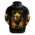 Angel Skull Zip Hoodie Underestimate Me That 'll Be Fun - Wonder Print Shop