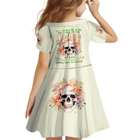 Rose Skull Family Matching Off Shoulder Maxi Dress and Hawaiian Shirt The Good Girl In Me Got Tired Of The Bullshit - Wonder Print Shop