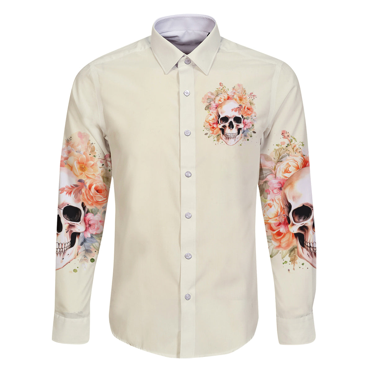 Rose Skull Family Matching Off Shoulder Maxi Dress and Hawaiian Shirt The Good Girl In Me Got Tired Of The Bullshit - Wonder Print Shop