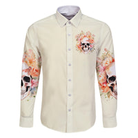 Rose Skull Family Matching Off Shoulder Short Dress and Hawaiian Shirt The Good Girl In Me Got Tired Of The Bullshit - Wonder Print Shop