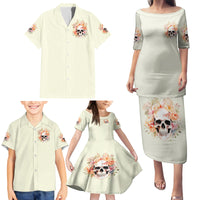 Rose Skull Family Matching Puletasi and Hawaiian Shirt The Good Girl In Me Got Tired Of The Bullshit - Wonder Print Shop