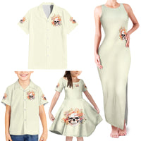 Rose Skull Family Matching Tank Maxi Dress and Hawaiian Shirt The Good Girl In Me Got Tired Of The Bullshit - Wonder Print Shop
