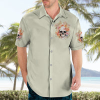 Rose Skull Hawaiian Shirt The Good Girl In Me Got Tired Of The Bullshit - Wonder Print Shop