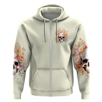 Rose Skull Hoodie The Good Girl In Me Got Tired Of The Bullshit - Wonder Print Shop