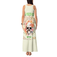 Rose Skull Tank Maxi Dress The Good Girl In Me Got Tired Of The Bullshit - Wonder Print Shop