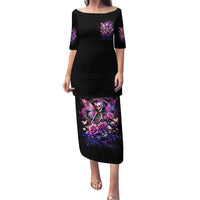 Fairy Skull Family Matching Puletasi and Hawaiian Shirt Let Karma Handle Their Fate - Wonder Print Shop