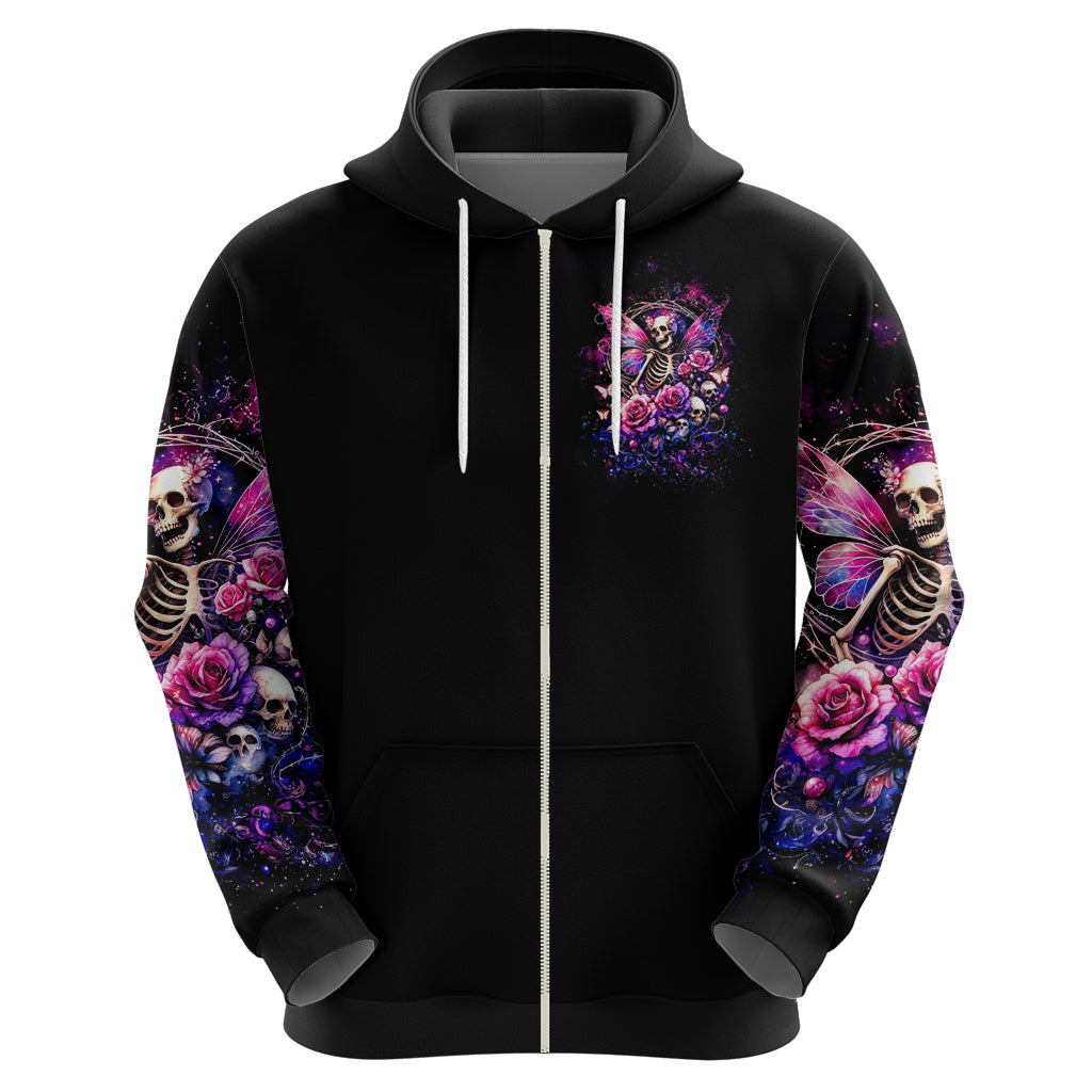 Fairy Skull Hoodie Let Karma Handle Their Fate - Wonder Print Shop