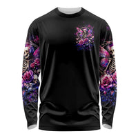 Fairy Skull Long Sleeve Shirt Let Karma Handle Their Fate - Wonder Print Shop