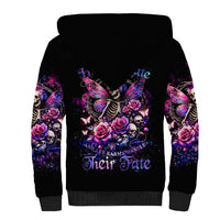 Fairy Skull Sherpa Hoodie Let Karma Handle Their Fate - Wonder Print Shop