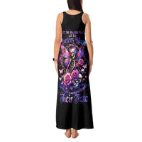 Fairy Skull Tank Maxi Dress Let Karma Handle Their Fate - Wonder Print Shop