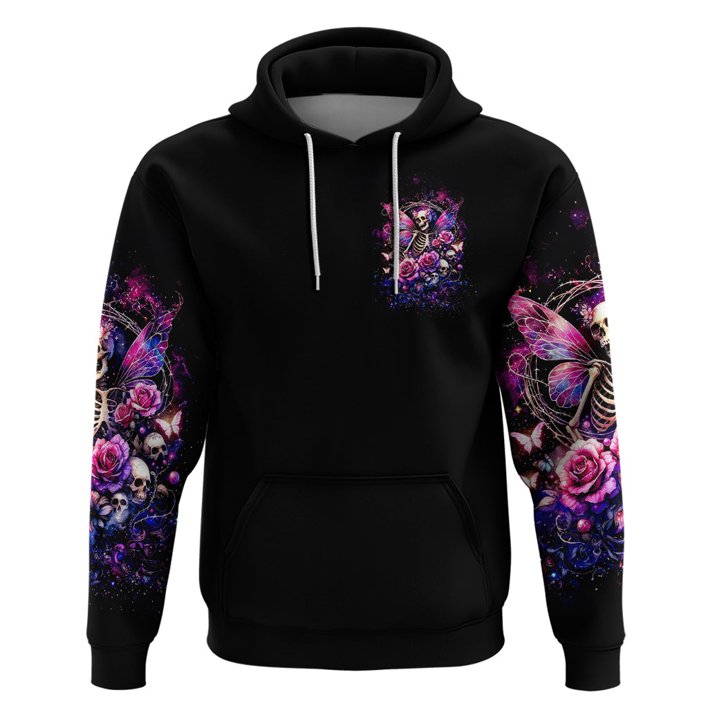 Fairy Skull Zip Hoodie Let Karma Handle Their Fate - Wonder Print Shop