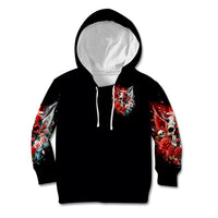 Evil Angel Skull Kid Hoodie Even The Devil Was Once An Angel - Wonder Print Shop