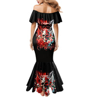 Evil Angel Skull Mermaid Dress Even The Devil Was Once An Angel - Wonder Print Shop