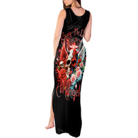 Evil Angel Skull Tank Maxi Dress Even The Devil Was Once An Angel - Wonder Print Shop
