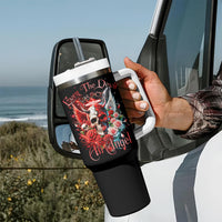 Evil Angel Skull Tumbler With Handle Even The Devil Was Once An Angel - Wonder Print Shop
