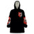 Evil Angel Skull Wearable Blanket Hoodie Even The Devil Was Once An Angel - Wonder Print Shop