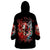 Evil Angel Skull Wearable Blanket Hoodie Even The Devil Was Once An Angel - Wonder Print Shop