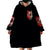 Evil Angel Skull Wearable Blanket Hoodie Even The Devil Was Once An Angel - Wonder Print Shop