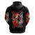 Evil Angel Skull Zip Hoodie Even The Devil Was Once An Angel - Wonder Print Shop