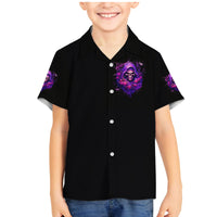 Reaper Skull Family Matching Mermaid Dress and Hawaiian Shirt I'm Not Anti-Social I'm Just Not User Friendly - Wonder Print Shop