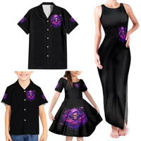 Reaper Skull Family Matching Tank Maxi Dress and Hawaiian Shirt I'm Not Anti-Social I'm Just Not User Friendly - Wonder Print Shop