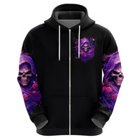 Reaper Skull Hoodie I'm Not Anti-Social I'm Just Not User Friendly - Wonder Print Shop